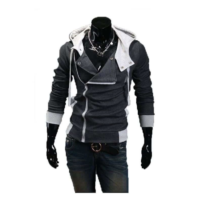 THE CLOTHING COMPANY - Chaqueta Hombre Algodon Perchado GNRC Cierre Lateral.