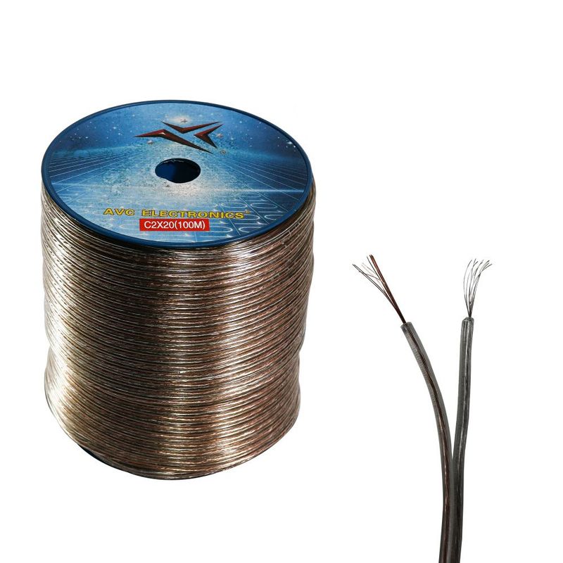 AVC - Cable Cristal Oxigenado AVC c2x20 Gris - Dorado 100 Mts C2X20.