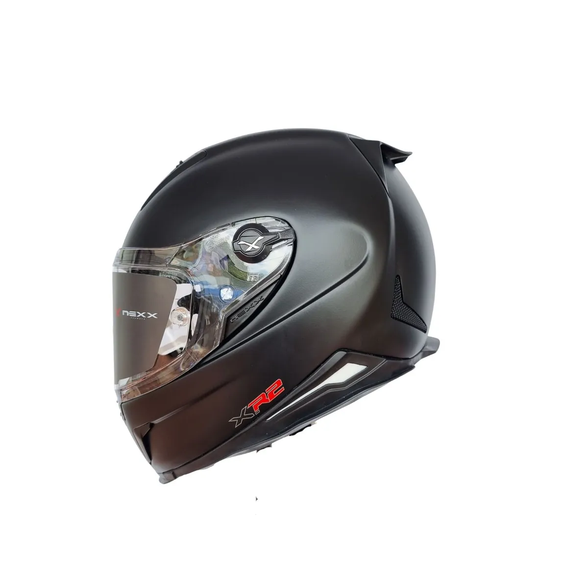 GENERICO - Casco moto nexx X.R2 negro  solid trans + pinlock+ obsequio (L)