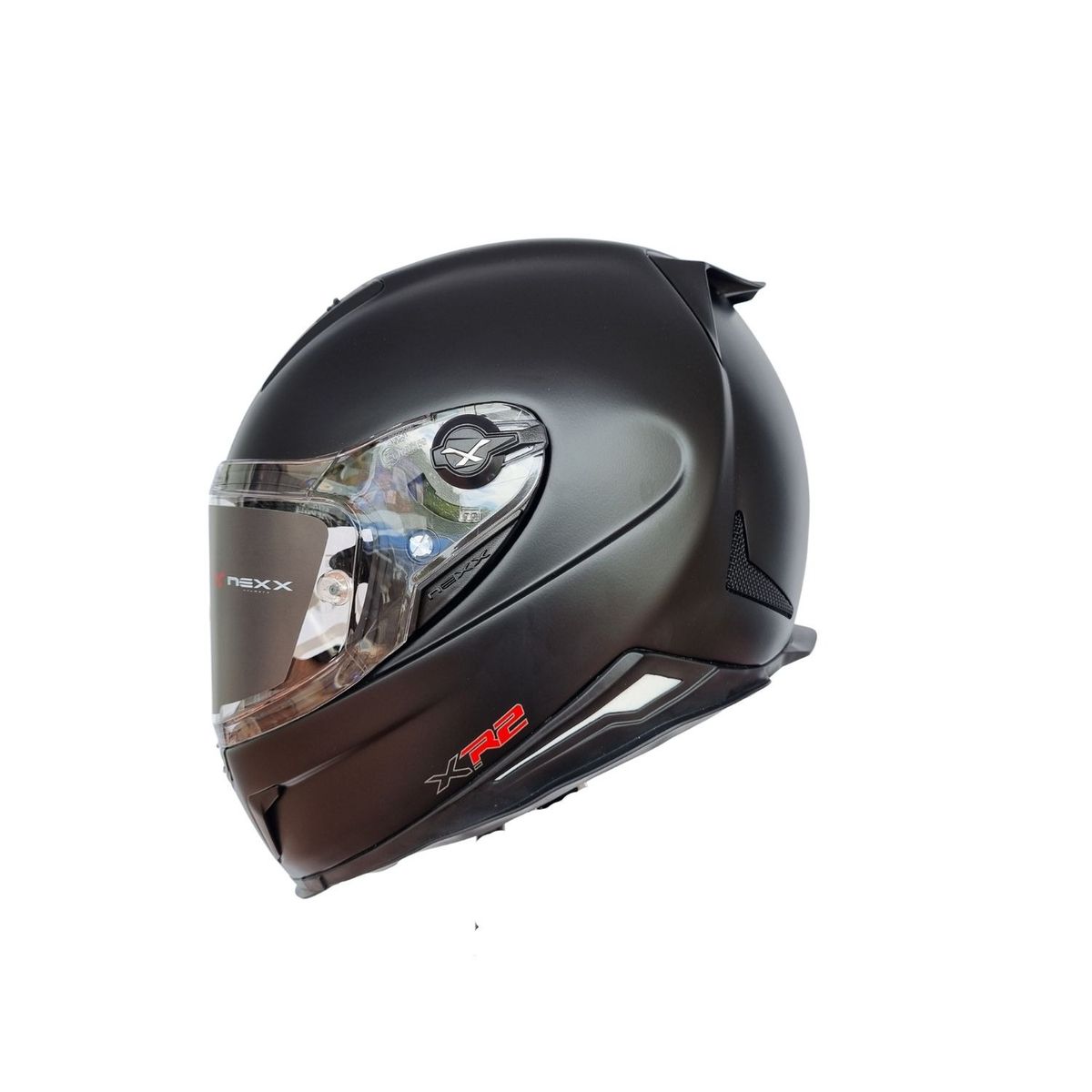 GENERICO - Casco moto nexx X.R2 negro  solid trans + pinlock+ obsequio (L)