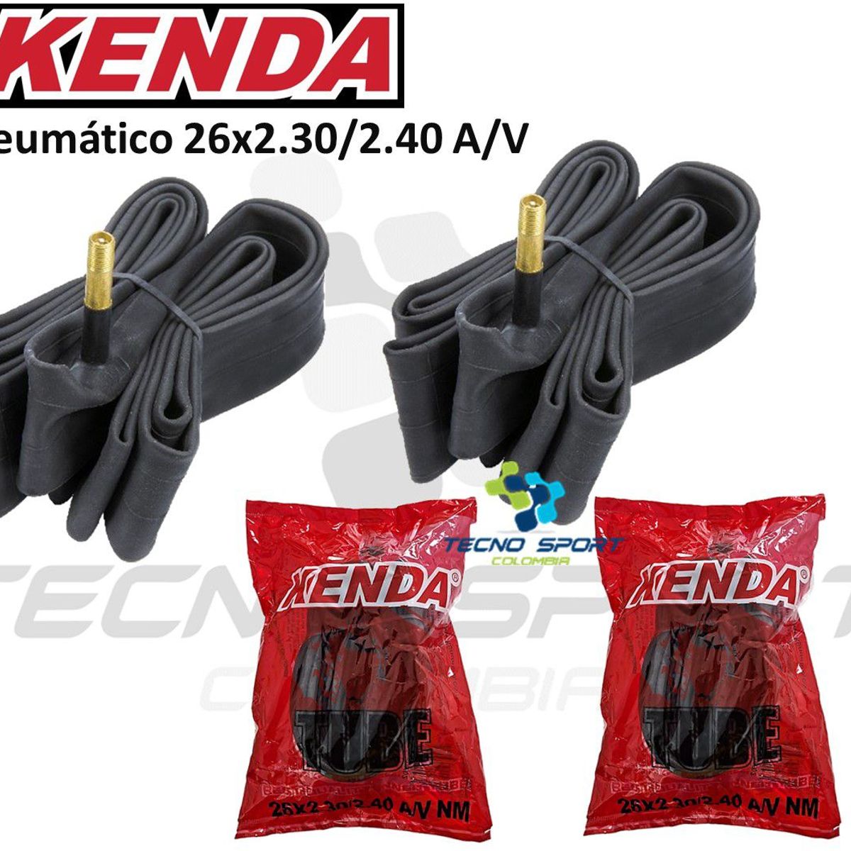 KENDA - Neumatico Bicicleta 26 X 2.30/2.40 Kenda Llanta Ancha X2unds