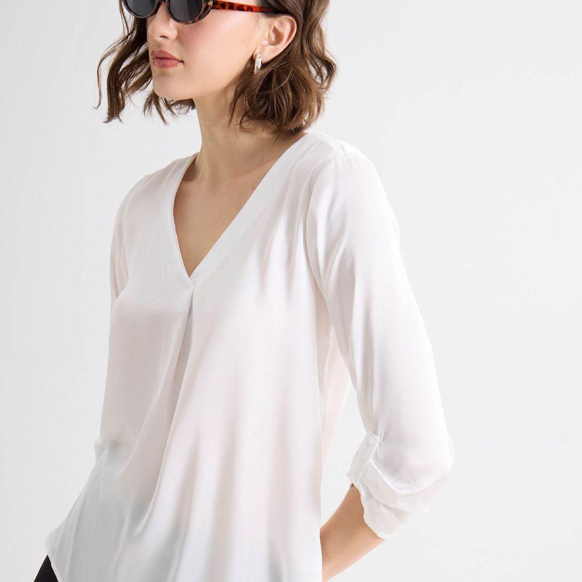 SEVEN SEVEN - Blusa Para Mujer Manga 3/4 Color Blanco Marca Seven Seven #28123591