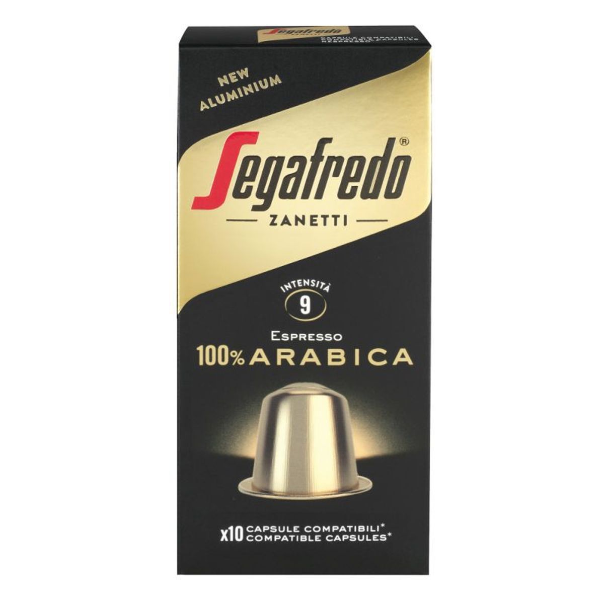 SEGAFREDO ZANETTI - Set 30 Cápsulas café 100% ARÁBICA - Compatible máquina Nespresso® Original