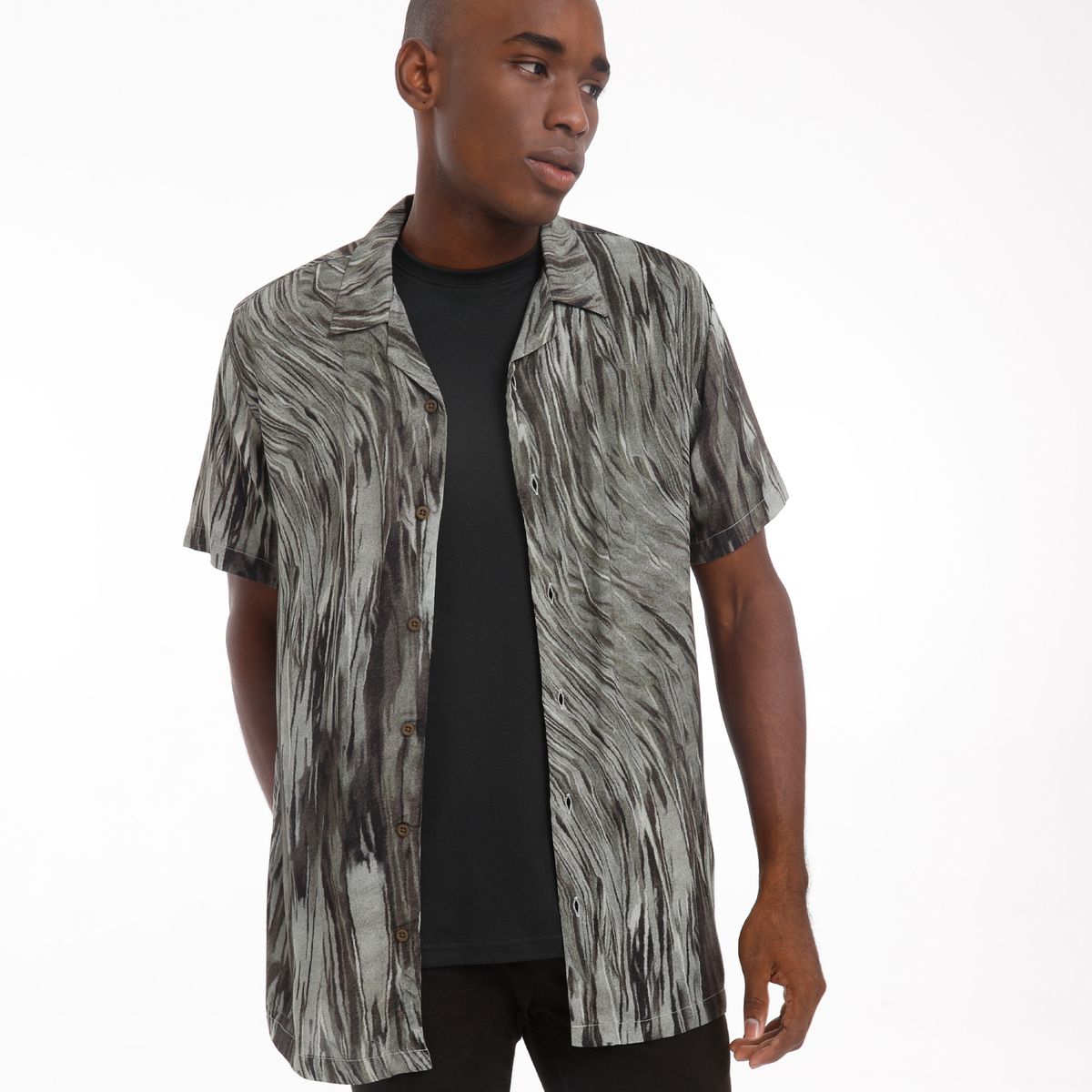 SEVEN SEVEN - Camisa De Hombre  Color Verde Marca Seven Seven #45011790