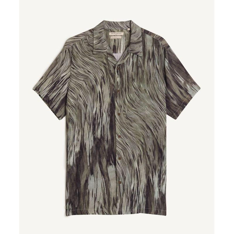 SEVEN SEVEN - Camisa Para Hombre Manga Corta  Color Verde Claro Marca Seven Seven #45011790