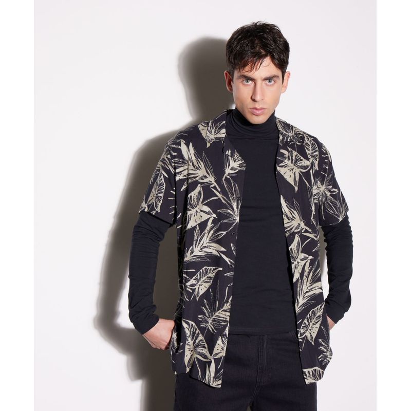 SEVEN SEVEN - Camisa Para Hombre Manga Corta  Color Cafe  Marca Seven Seven #45011793