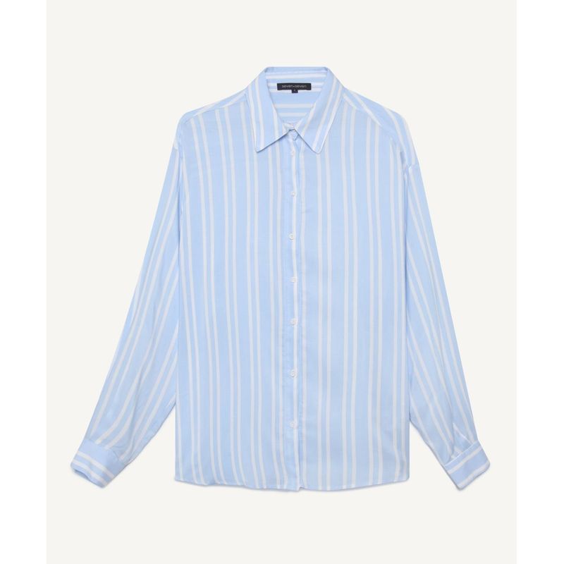 SEVEN SEVEN - Blusa Para Mujer Manga Larga Color Azul Claro Marca Seven Seven #28123738