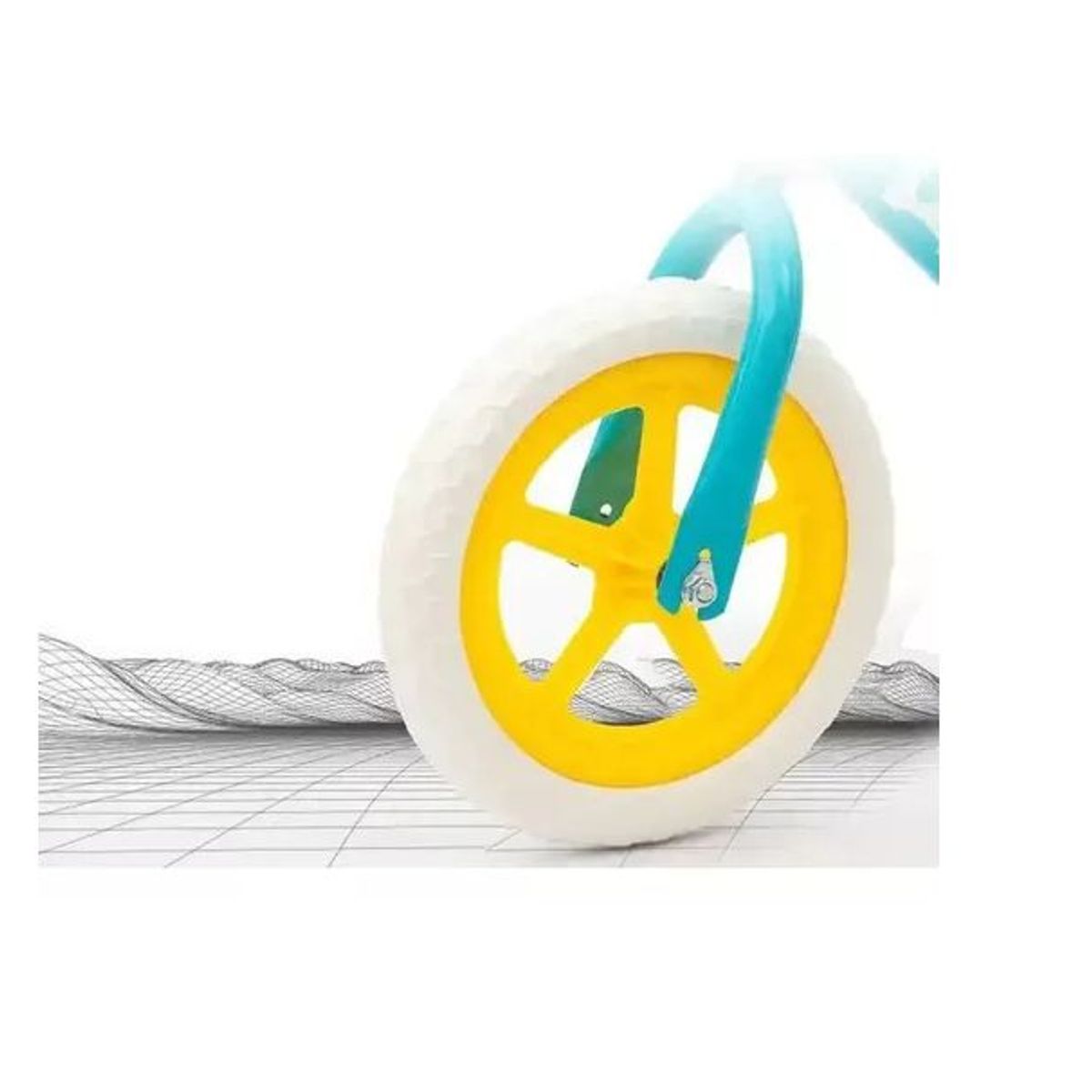 KIDSHOP - Bicicleta Equilibrio Sin Pedales Aprendizaje Z001 Amarillo