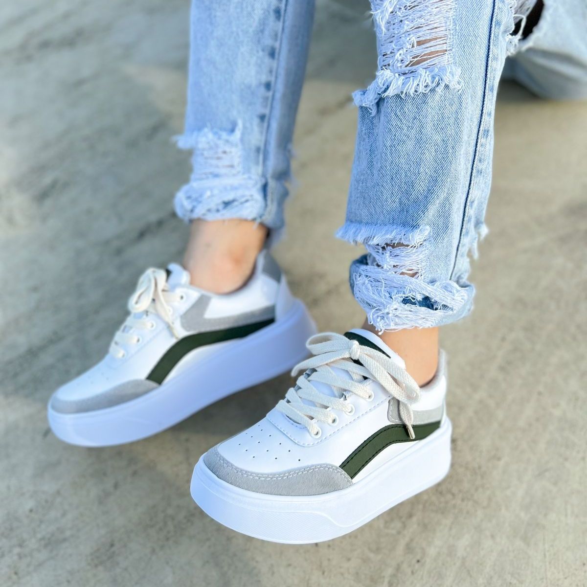 EVEGONZ - Tenis Dama Calzado Comodo De Moda Clasico