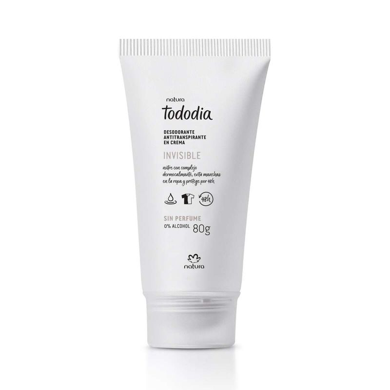 NATURA - Desodorante en crema Tododia Invisible sin perfume Natura