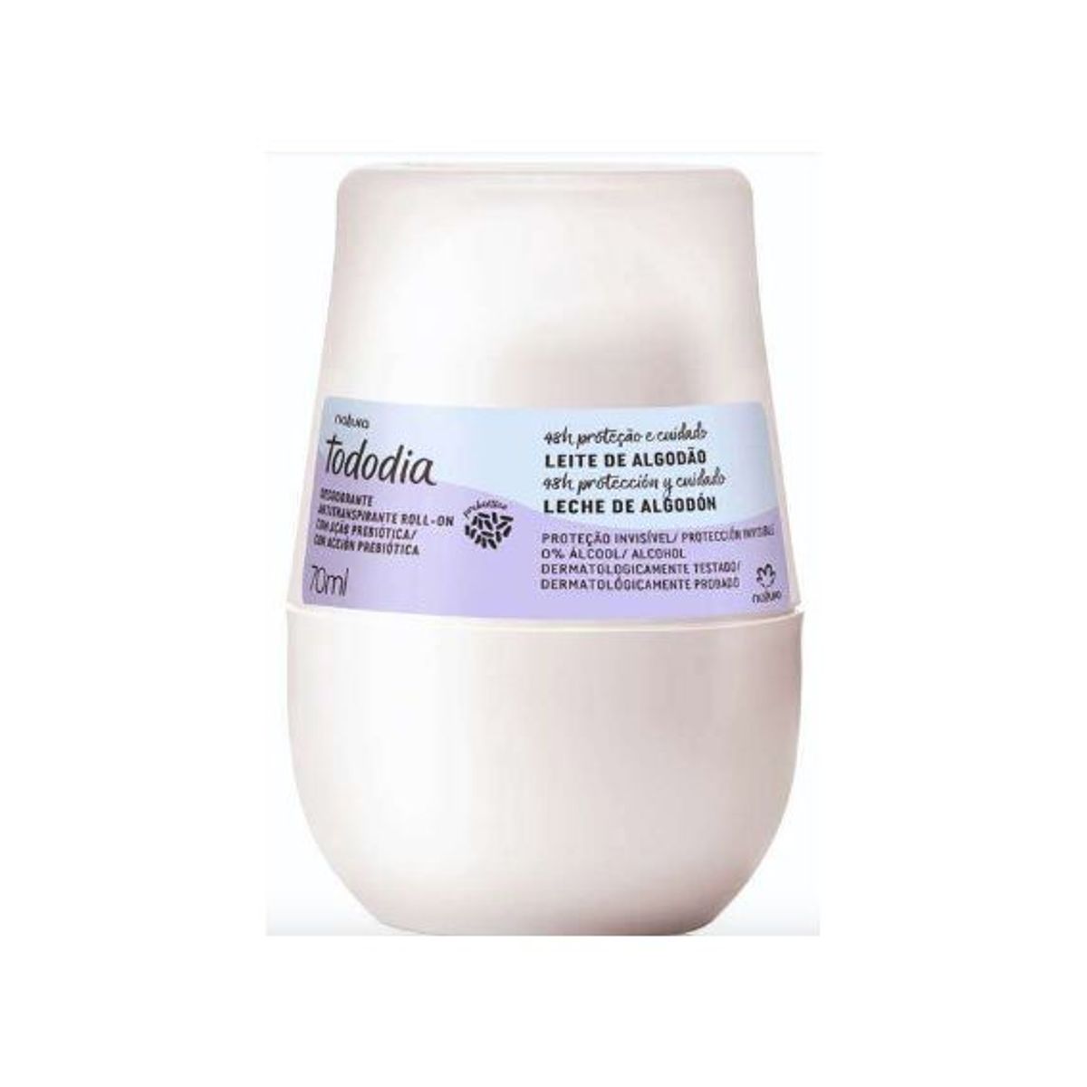 NATURA - Desodorante Roll On Leche de Algodón Tododia Natura 70 ml