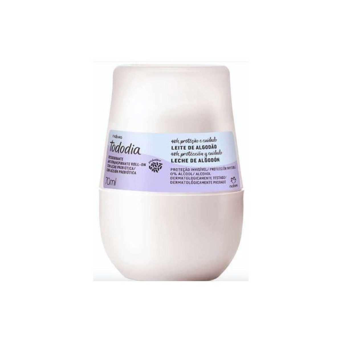 NATURA - Desodorante Roll On Leche de Algodón Tododia Natura 70 ml