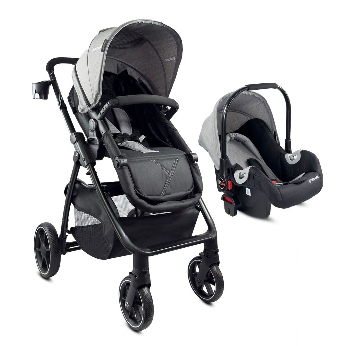 BEBESIT - Coche Bebe Moises Travel System Alfa Bebesit