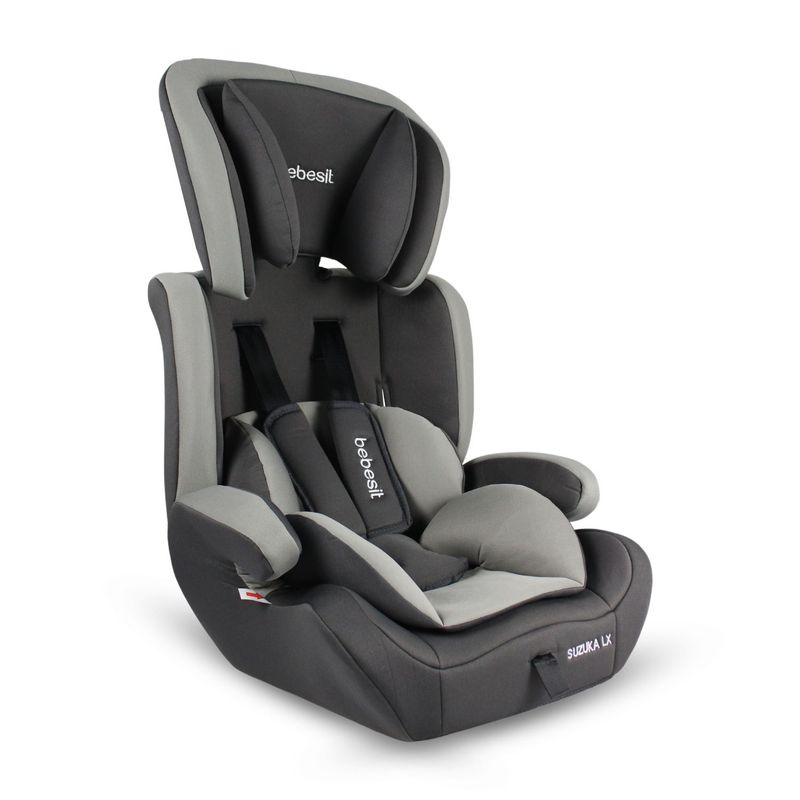 BEBESIT - Sillas para carro bebe Suzuka Luxe Gray  Grupo 1-2-3