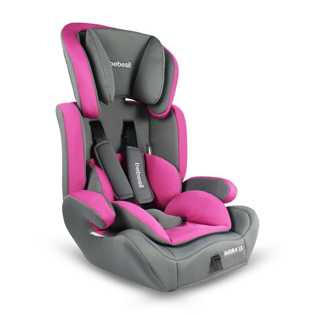BEBESIT - Sillas para carro bebe Suzuka Luxe Pink  Grupo 1-2-3.