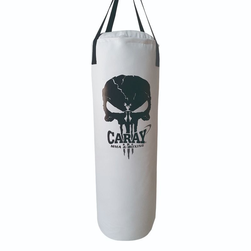 CARAY - Saco De Boxeo Profesional Caray The punisher Blanco 1MX30CM