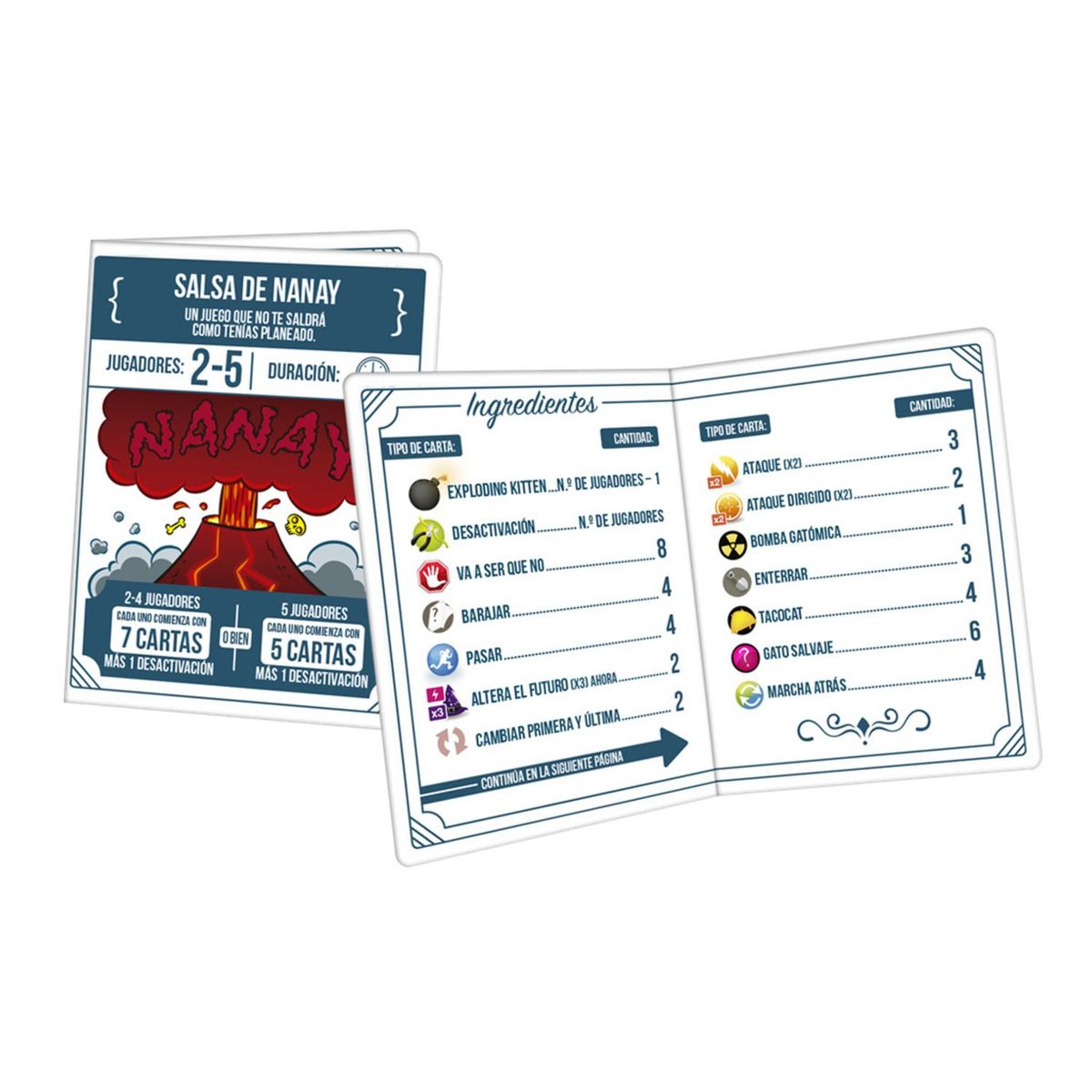 ASMODEE - Exploding Kittens Recetas Del Desastre Juego De Mesa Español