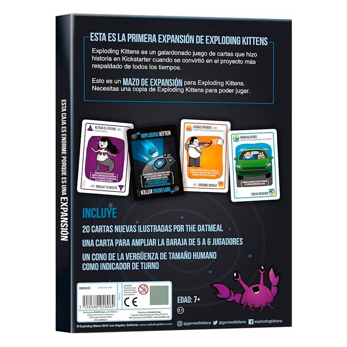 ASMODEE - Imploding Kittens Juego De Mesa Español