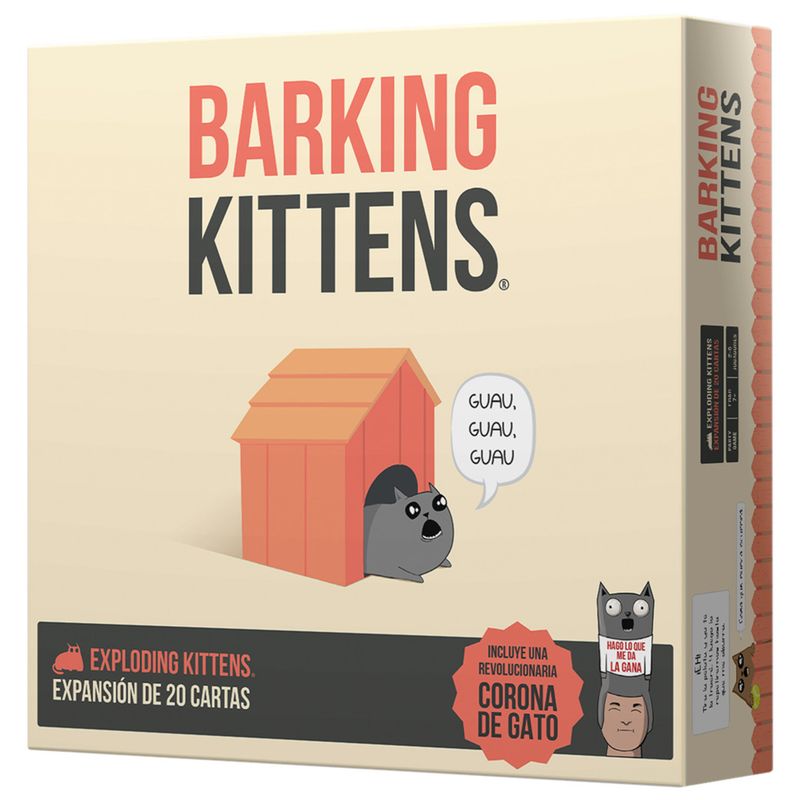 ASMODEE - Exploding Kittens Barking Expansión Español