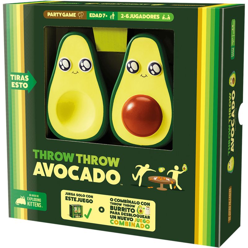 ASMODEE - Throw Throw Avocado Juego De Mesa Español