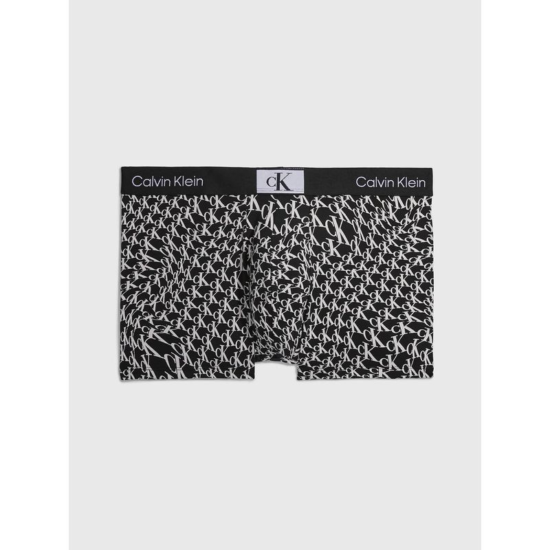 CALVIN KLEIN - Bóxer Corto Con Estampado Hombre Negro Hombre  Calvin Klein