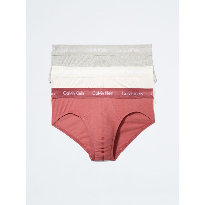 CALVIN KLEIN - Pack De 3 Hip Brief En Algodón Calvin Klein