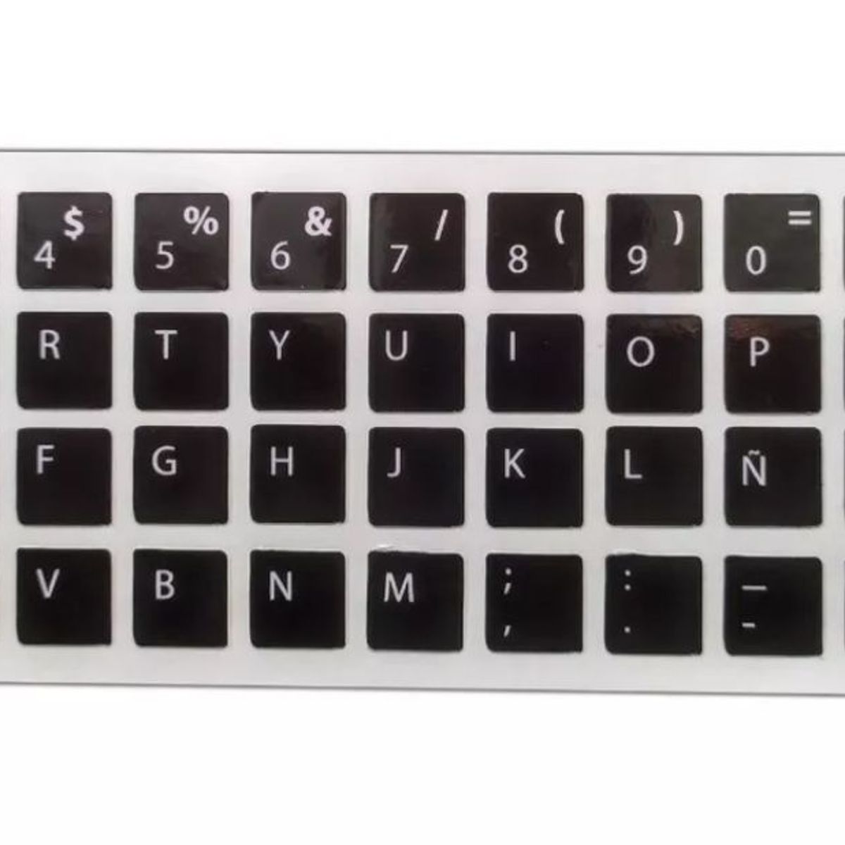 GENERICO - Sticker Letras Adhesivas Para Teclado En Español