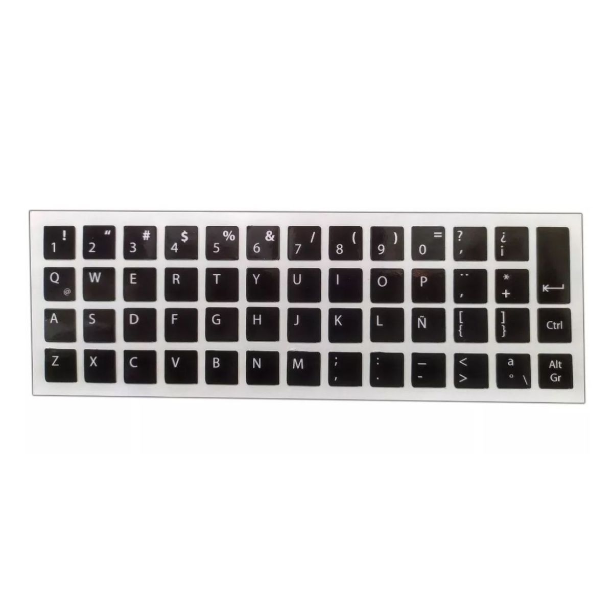 GENERICO - Sticker Letras Adhesivas Para Teclado En Español