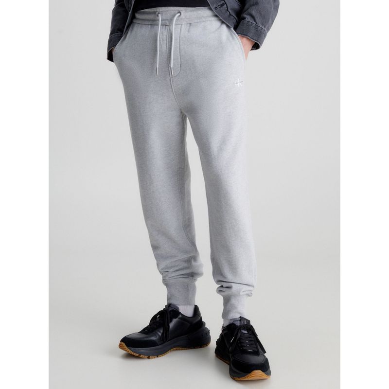 CALVIN KLEIN - Joggers Gris Con Monograma Para Hombre Calvin Klein