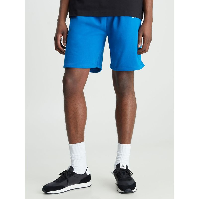 CALVIN KLEIN - Bermuda Azul De Chándal Relaxed Para Hombre Calvin Klein