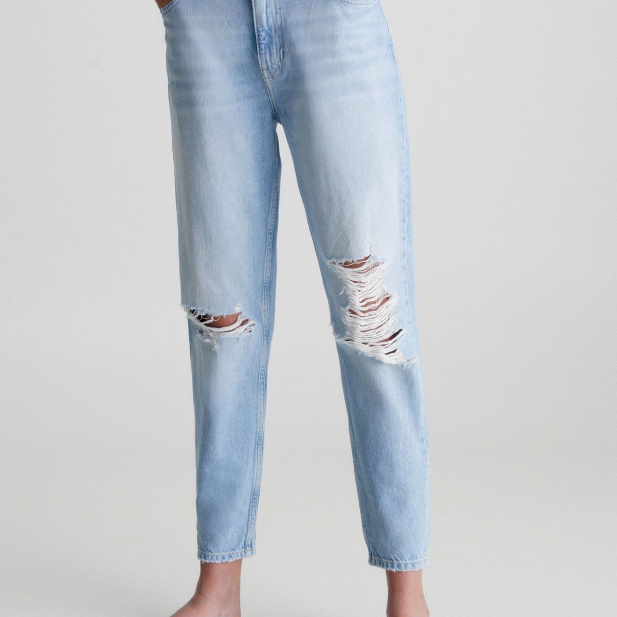 CALVIN KLEIN - Jeans Mom Azul Para Mujer Calvin Klein