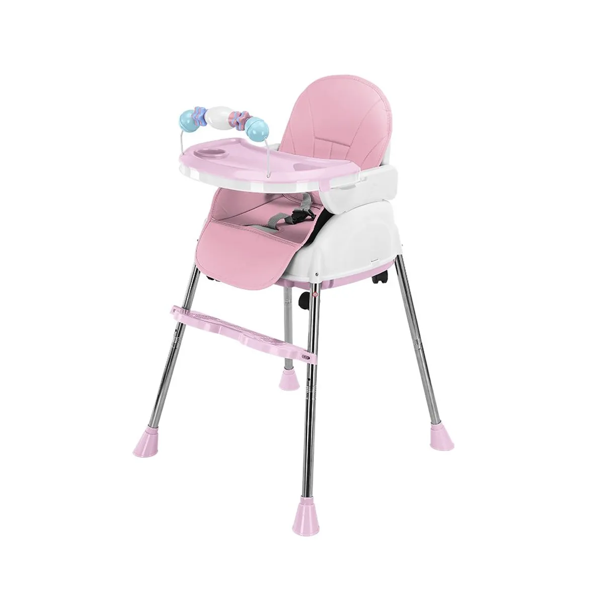 STAY ELIT - Silla Comedor Para Bebe 3 En 1 Rosa-