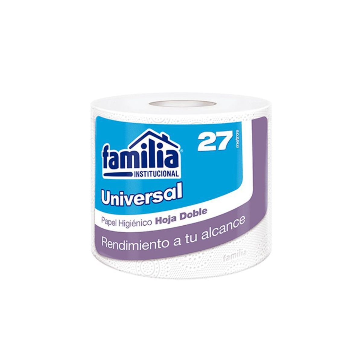 FAMILIA INSTITUCIONAL - Papel Higienico Familia Hoja Doble Blanco 27 Mt x24 Rollos