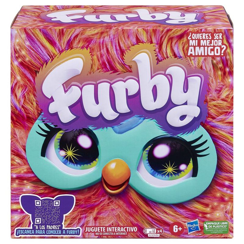 HASBRO - Peluche Furby Interactivo Color Coral Hasbro