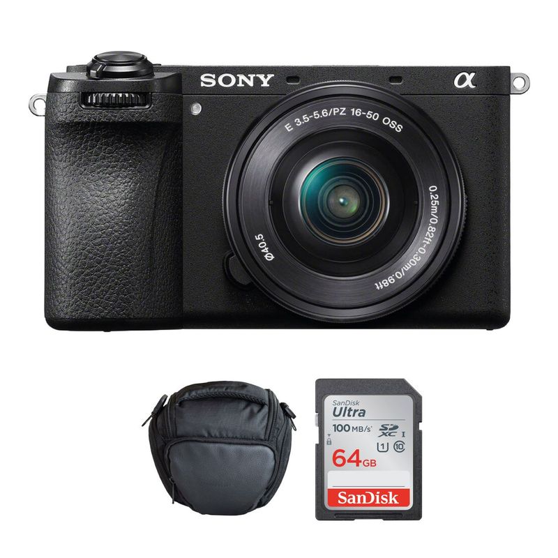 SONY - Sony a6700 Con Lente 16-50mm + Memoria 128Gb de 200Mbs + Bolso
