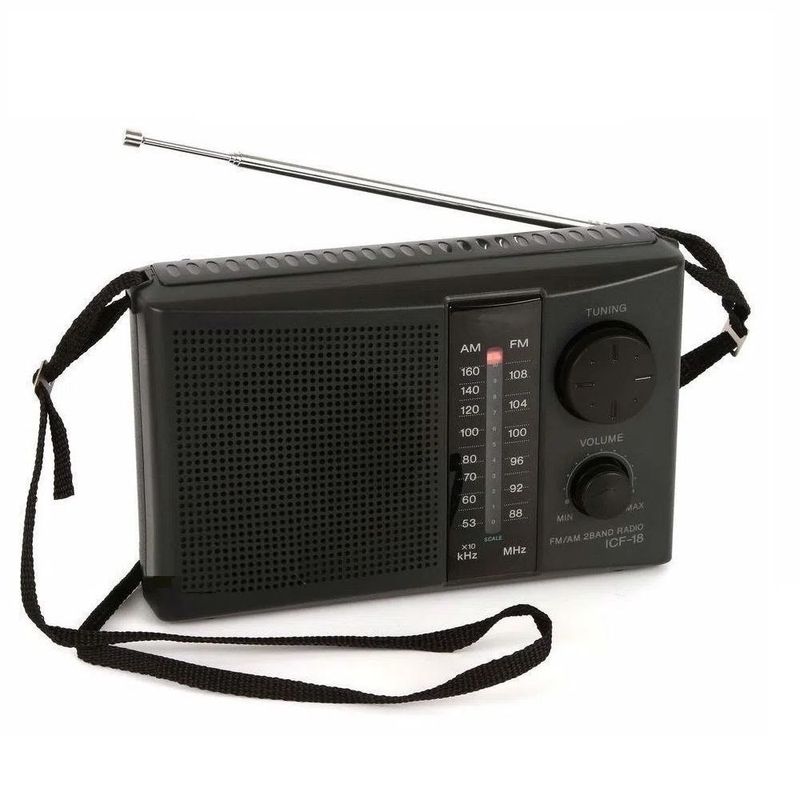 GENERICO - Radio Icf-18 Am Fm Antena Entrada Audífonos