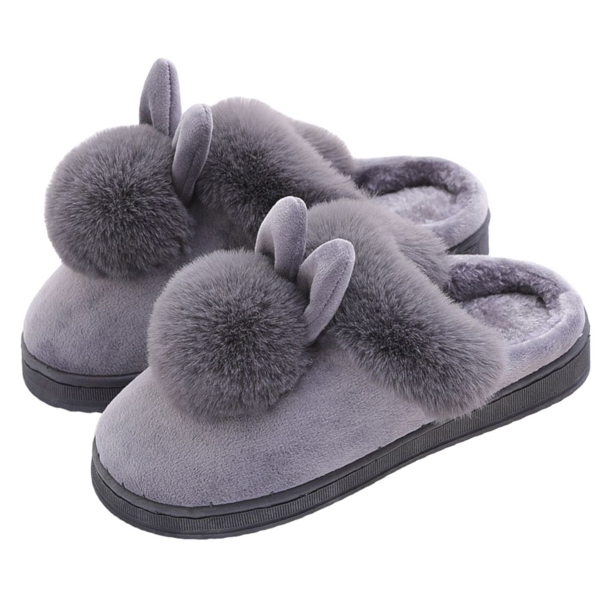 MULTIPLACE COLOMBIA - Pantuflas de peluche para Mujer importadas