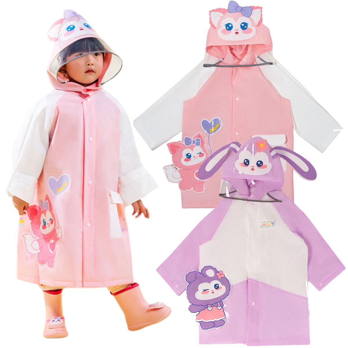 MULTIPLACE COLOMBIA - Capa impermeable para lluvia para niños importada fina de alta calidad