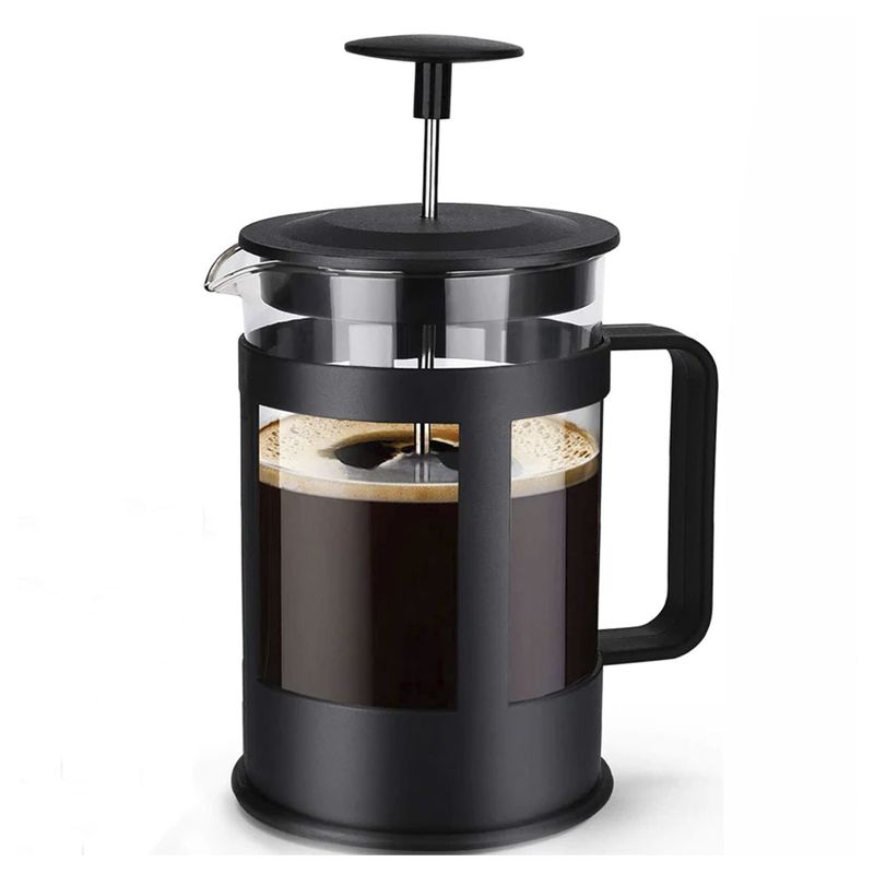 MULTIPLACE COLOMBIA - Prensa Francesa De Vidrio y acero inoxidable 800 ml.
