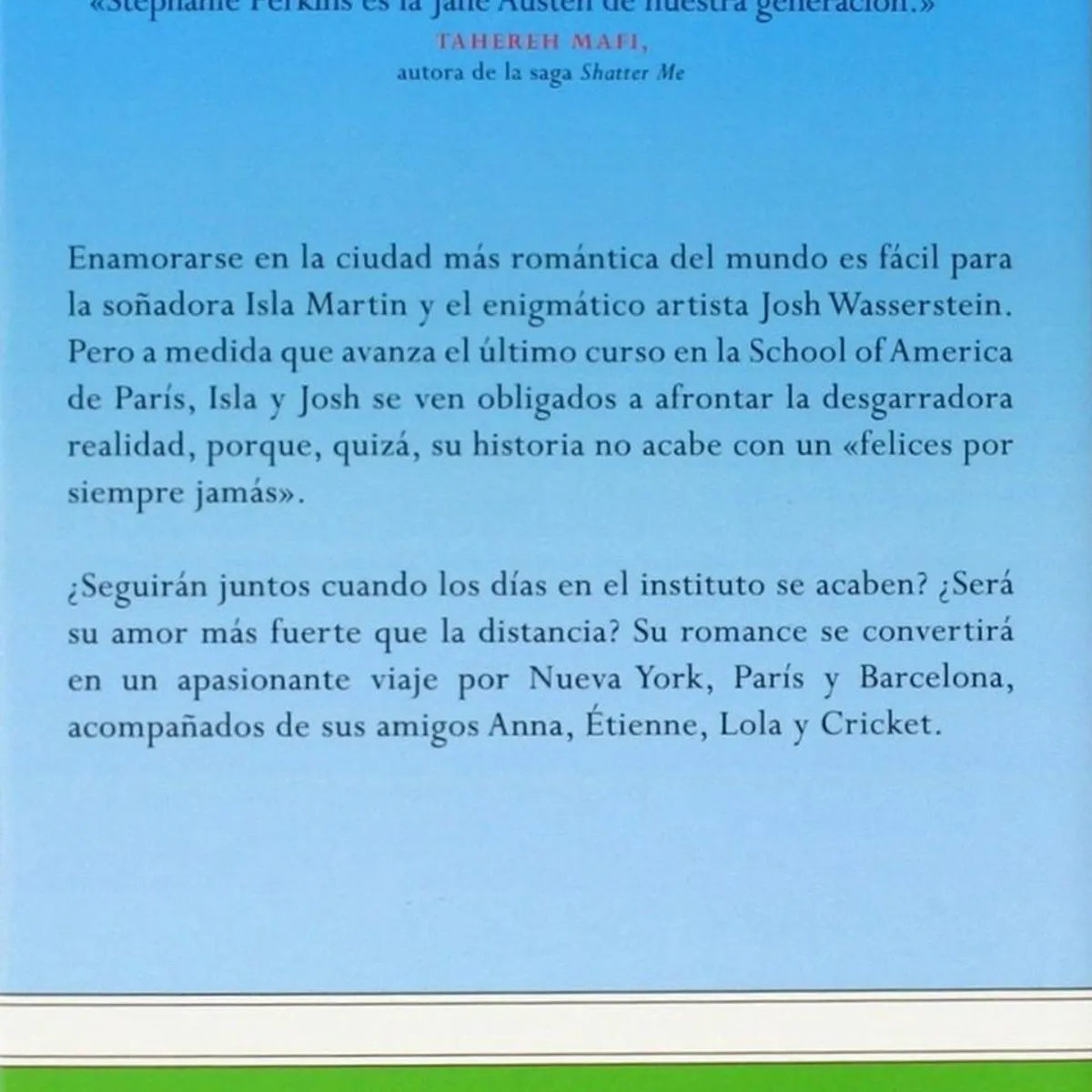 PLATAFORMA - Felices Por Siempre Jamás. Stephanie Perkins