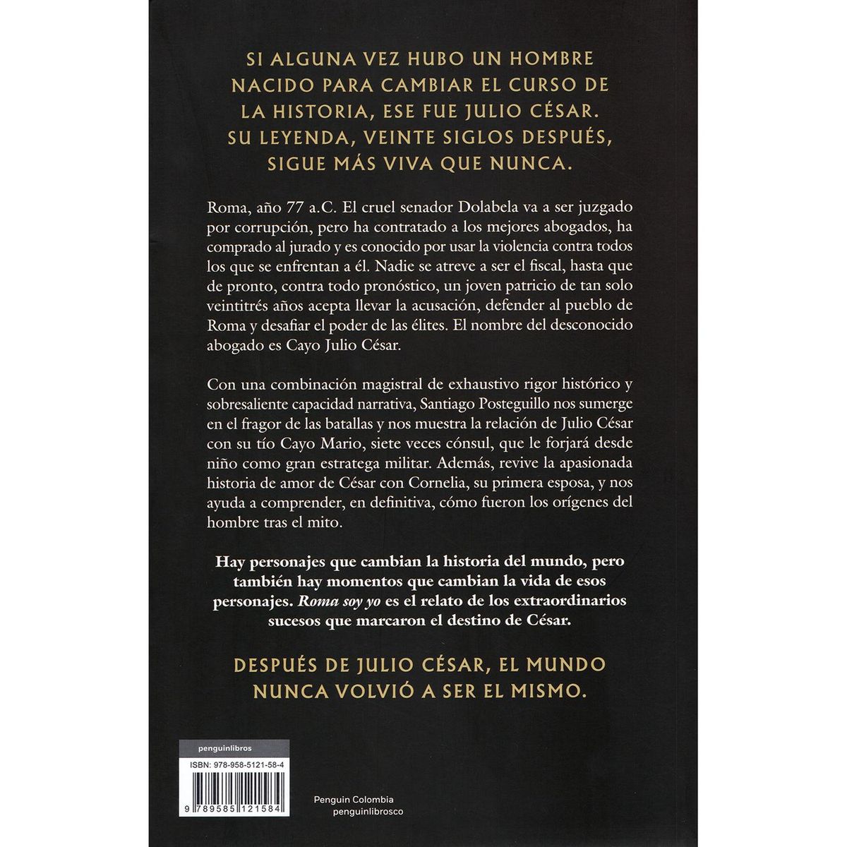 EDICIONES B - Roma Soy Yo. Santiago Posteguillo