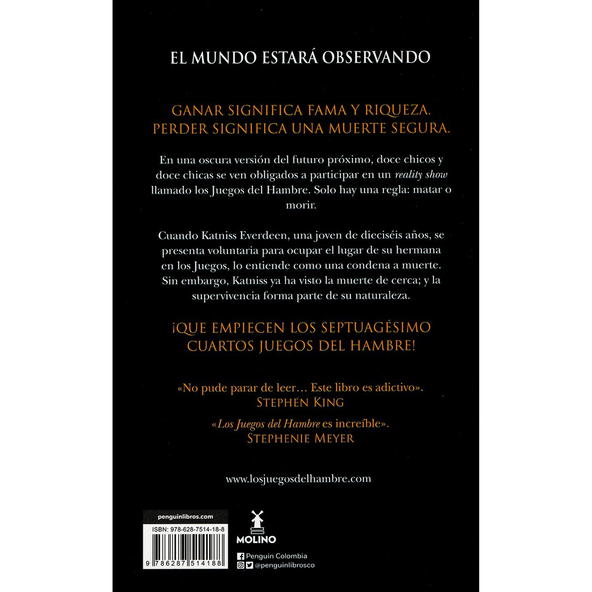 MOLINO - Los Juegos Del Hambre. Saga Los Juegos Del Hambre 1