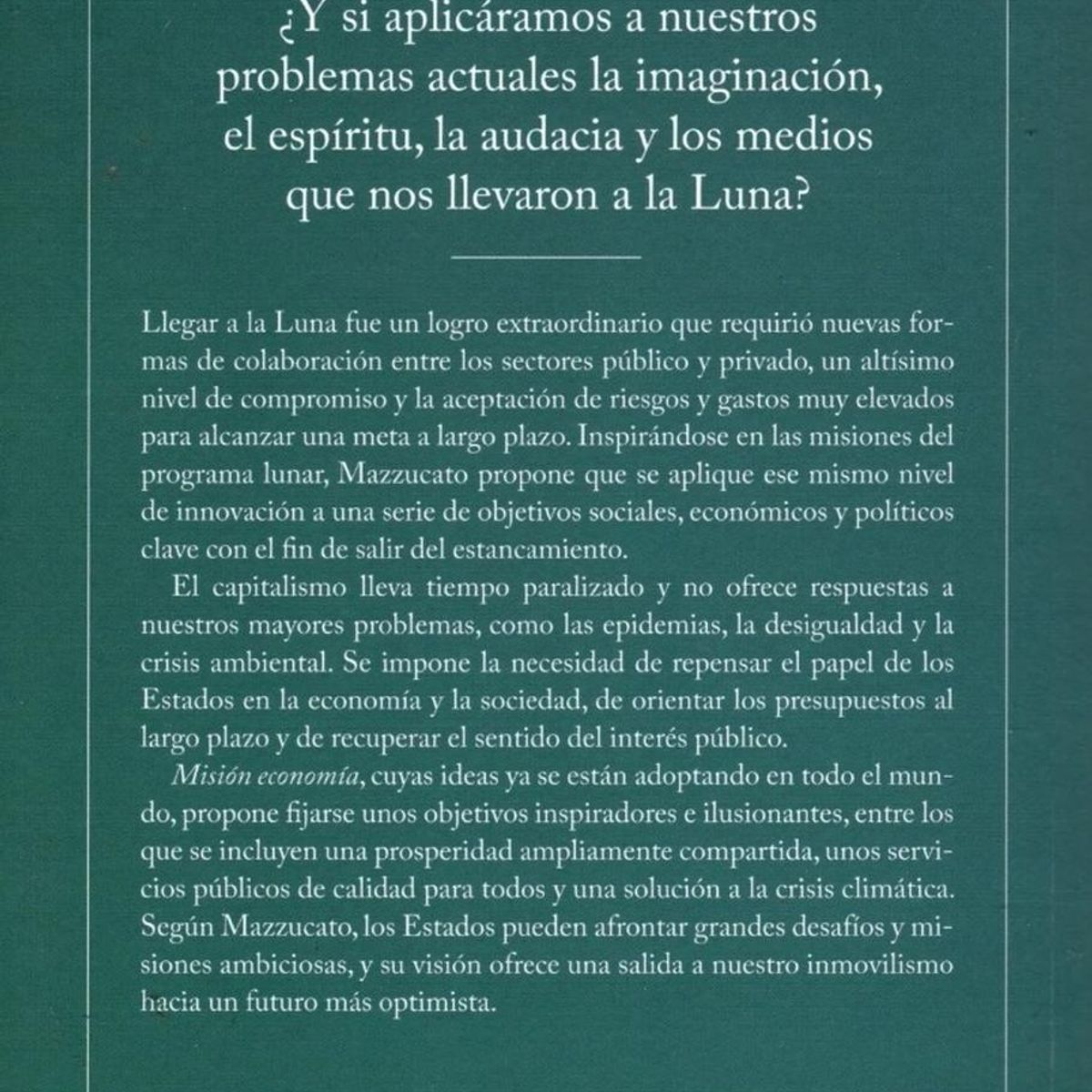 TAURUS - Misión Economía. Mariana Mazzucato