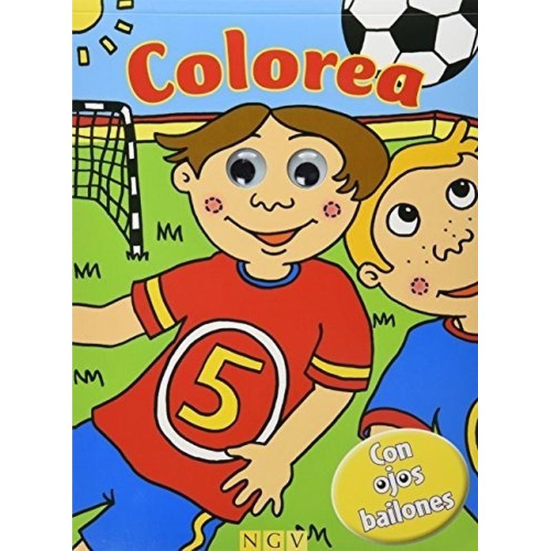 GENERICO - Colorea Con Ojos Bailones. Futbolista