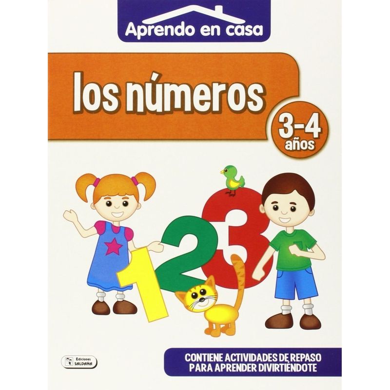 GENERICO - Los Números. Aprende En Casa. 3-4 Años