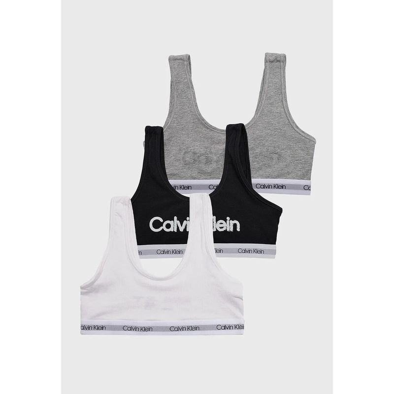CALVIN KLEIN - Brassier 3 Piezas Niña Calvin Klein