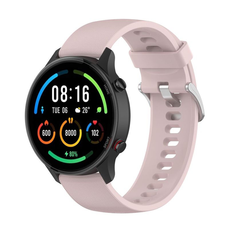 GENERICO - Correa Pulso De Silicona 22mm Para Xiaomi Mi Watch - Rosa