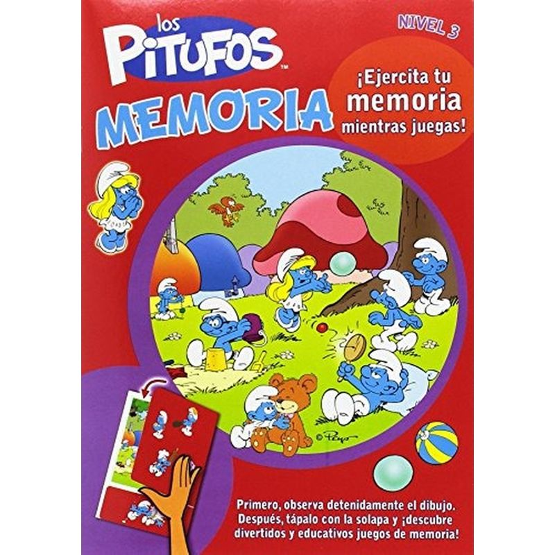 GENERICO - Los Pitufos Memoria Nivel 3. Rojo