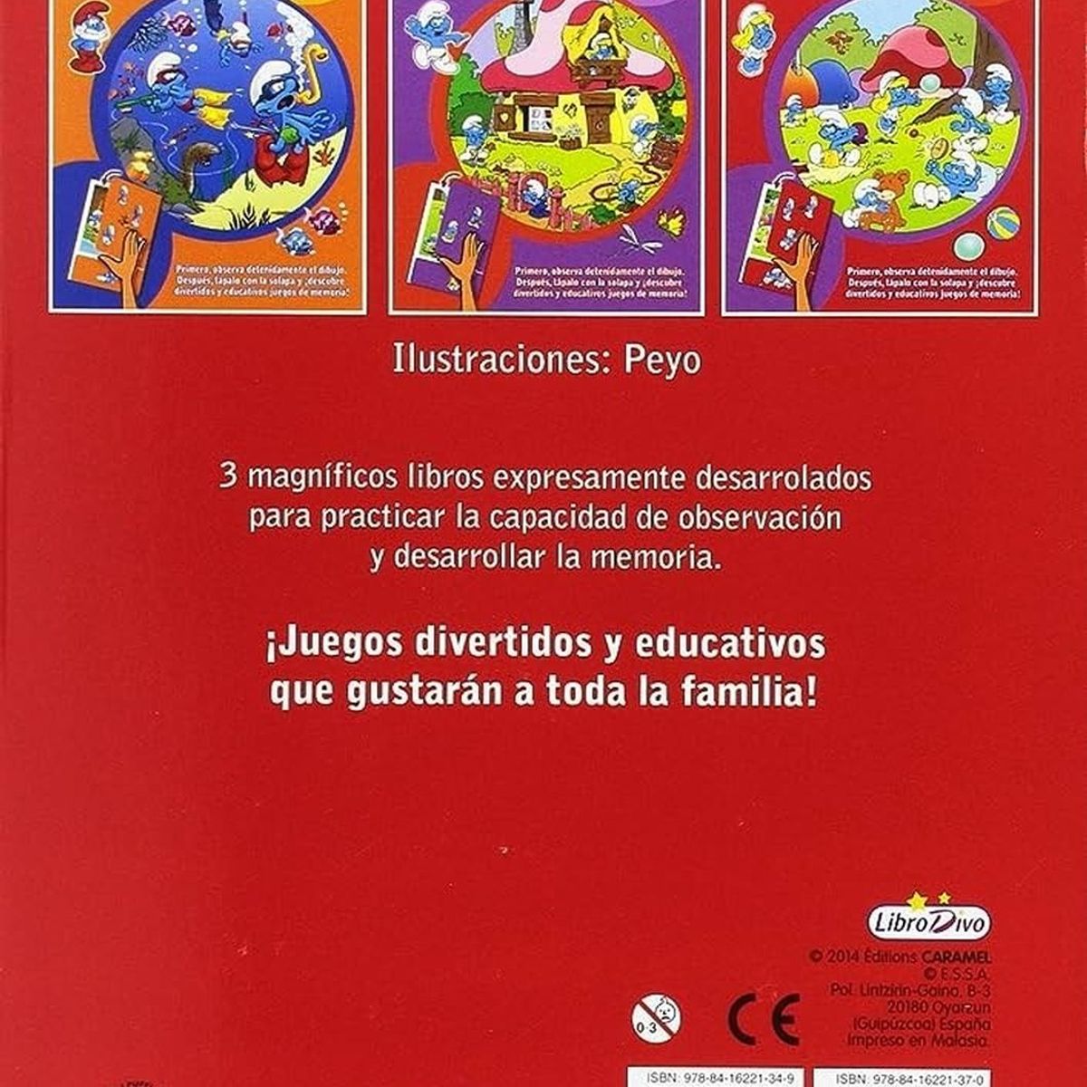 GENERICO - Los Pitufos Memoria Nivel 3. Rojo