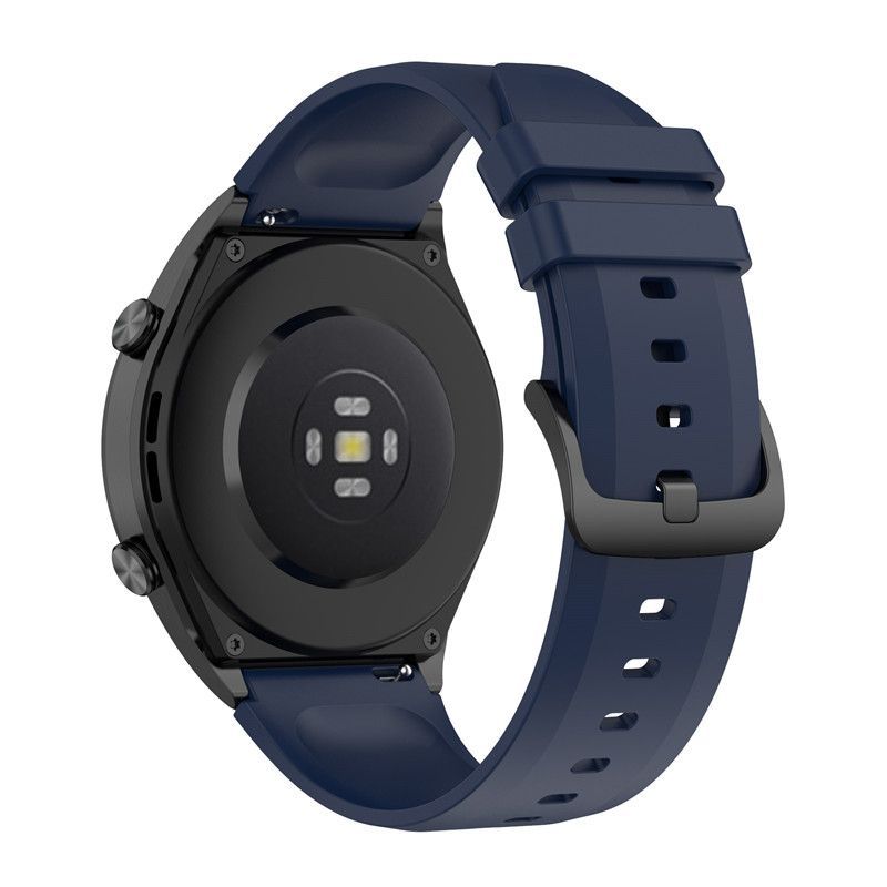 GENERICO - Correa Pulso De Silicona 22mm Para Xiaomi S1-Active - Azul medianoche